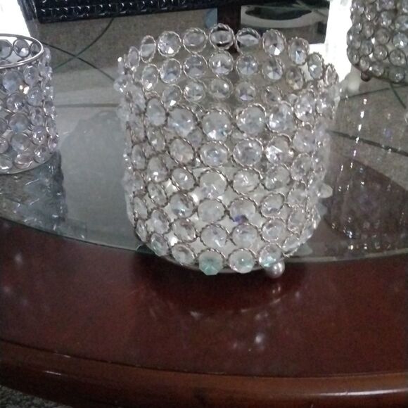 Crystal Candle Holder  - Picture 1 of 4